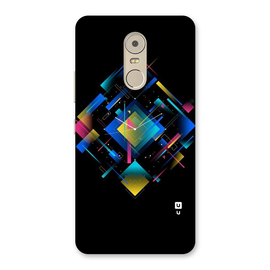 Abstract Clock Back Case for Lenovo K6 Note