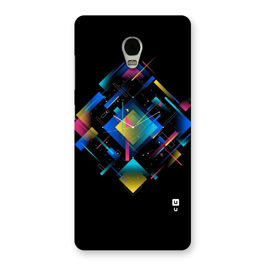 Abstract Clock Back Case for Lenovo Vibe P1