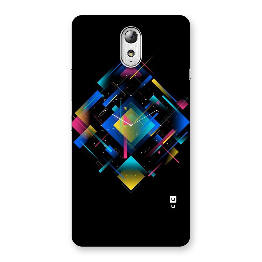 Abstract Clock Back Case for Lenovo Vibe P1M