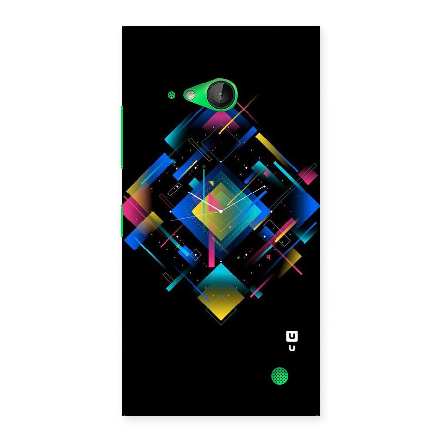 Abstract Clock Back Case for Lumia 730