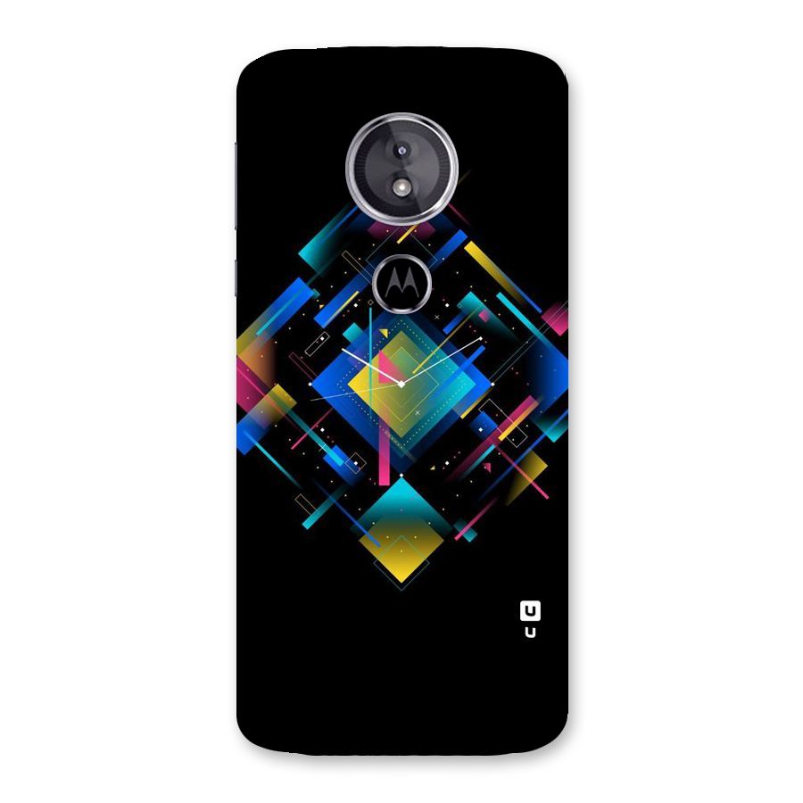 Abstract Clock Back Case for Moto E5