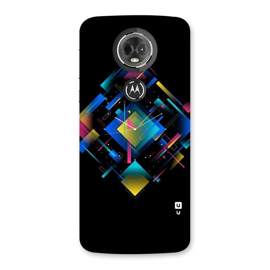 Abstract Clock Back Case for Moto E5 Plus