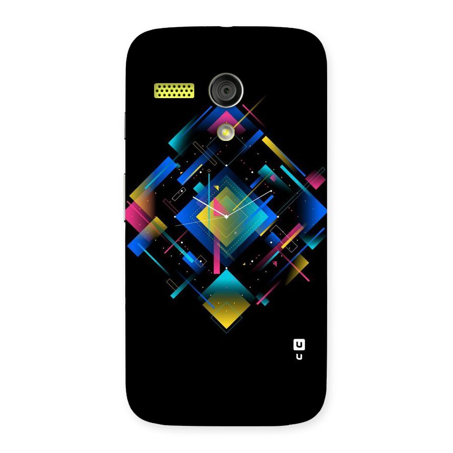 Abstract Clock Back Case for Moto G