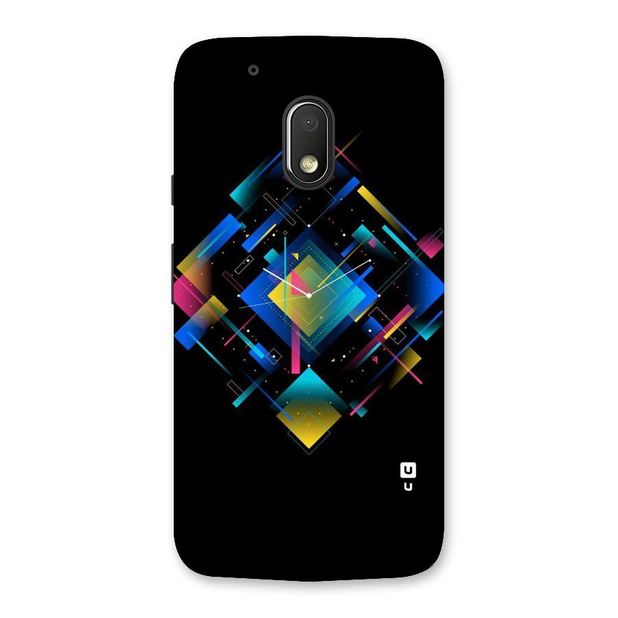 Abstract Clock Back Case for Moto G4 Play