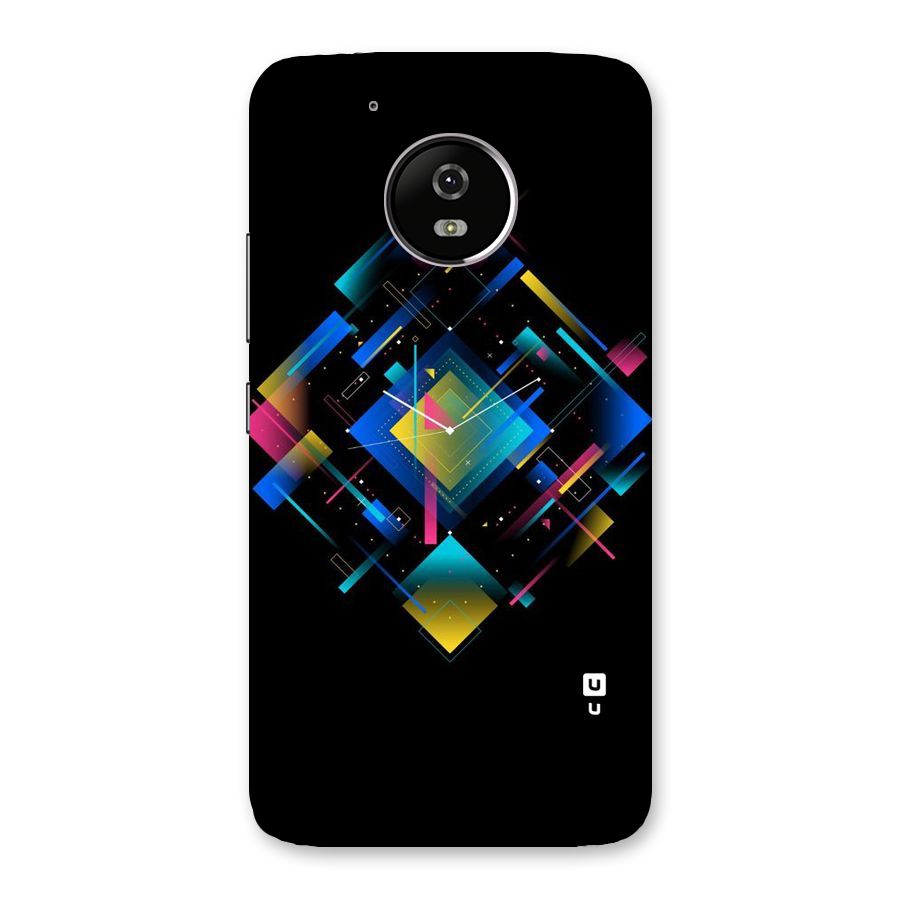 Abstract Clock Back Case for Moto G5