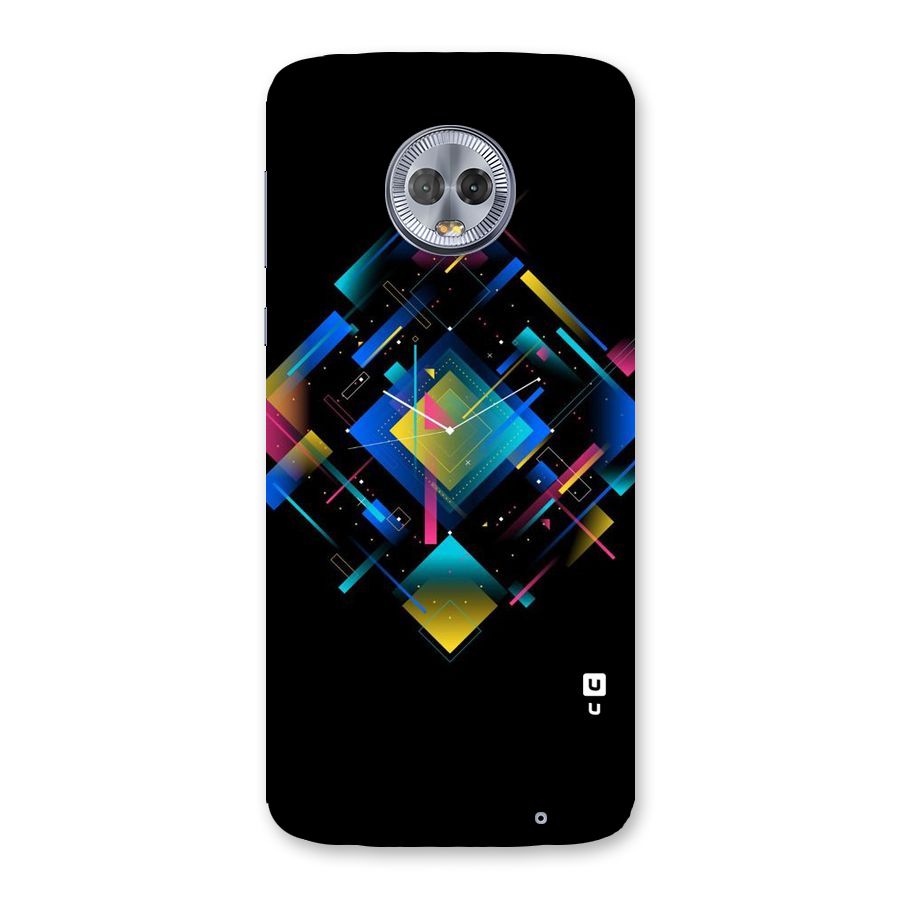 Abstract Clock Back Case for Moto G6 Plus