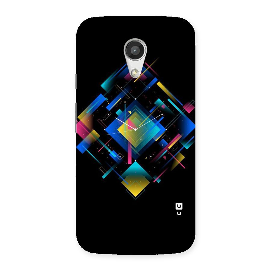 Abstract Clock Back Case for Moto G 2nd Gen