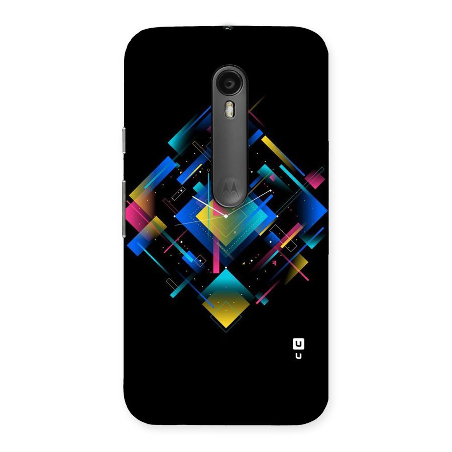 Abstract Clock Back Case for Moto G Turbo