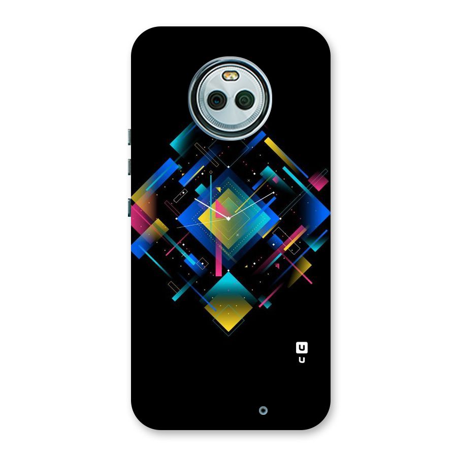 Abstract Clock Back Case for Moto X4