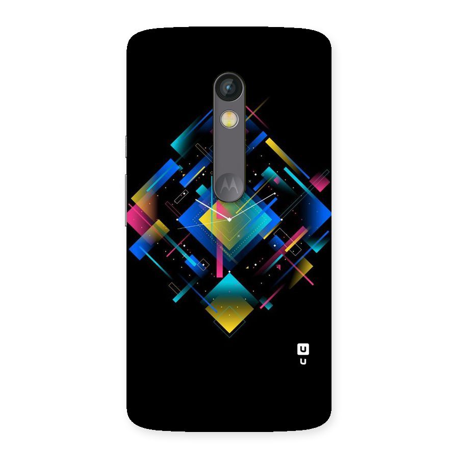 Abstract Clock Back Case for Moto X Play