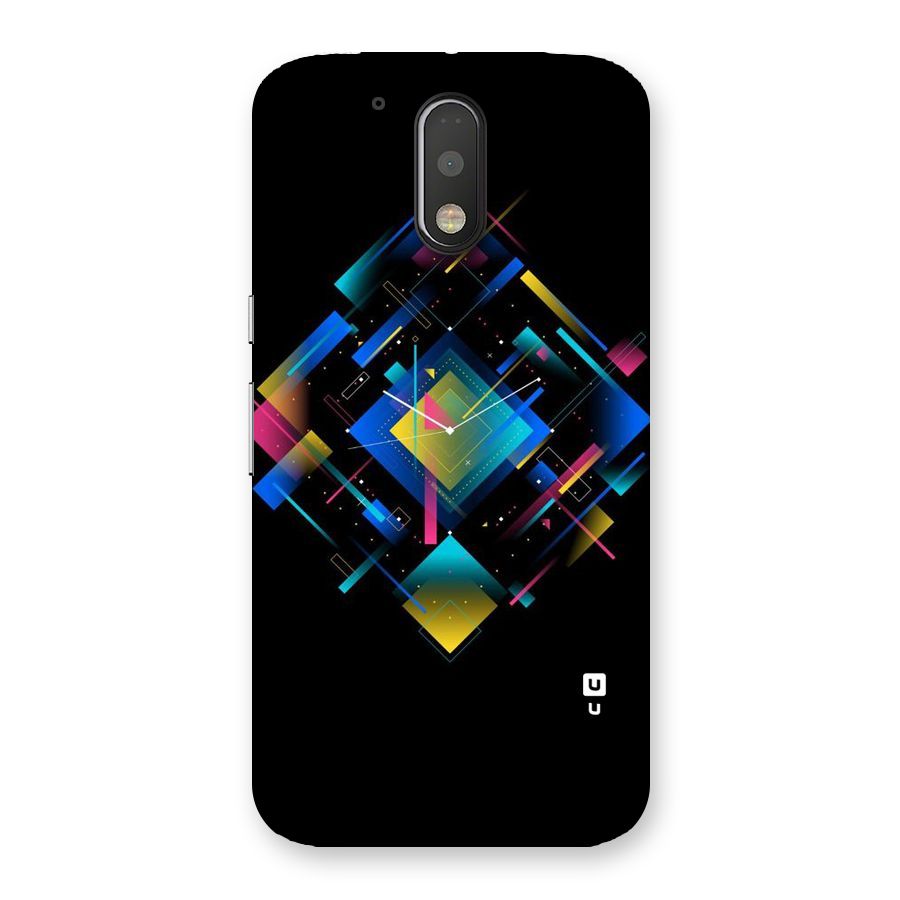 Abstract Clock Back Case for Motorola Moto G4 Plus
