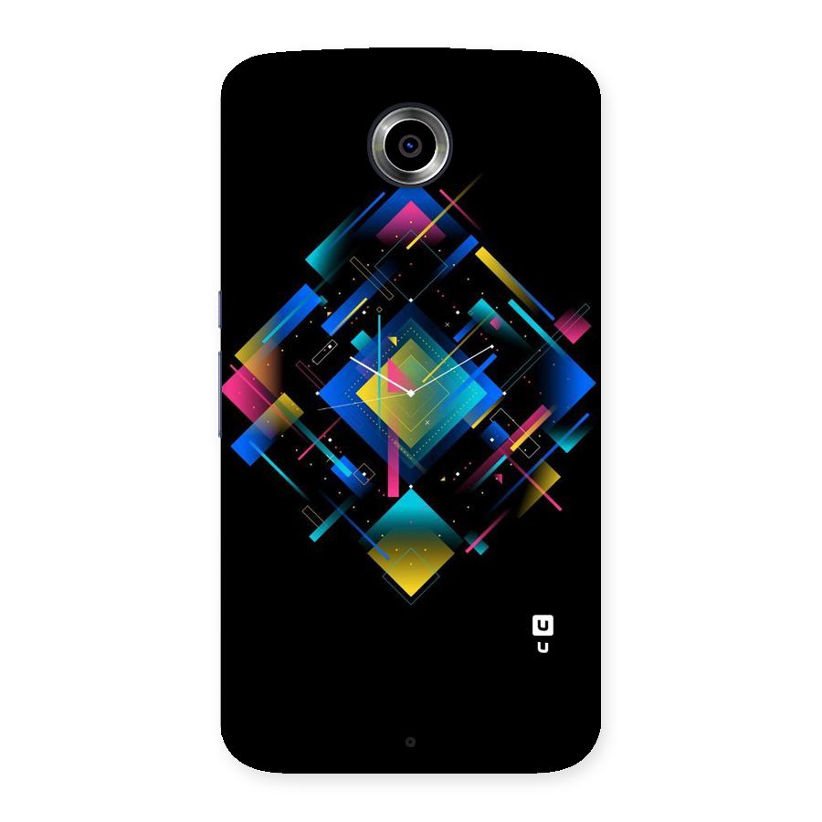 Abstract Clock Back Case for Nexsus 6