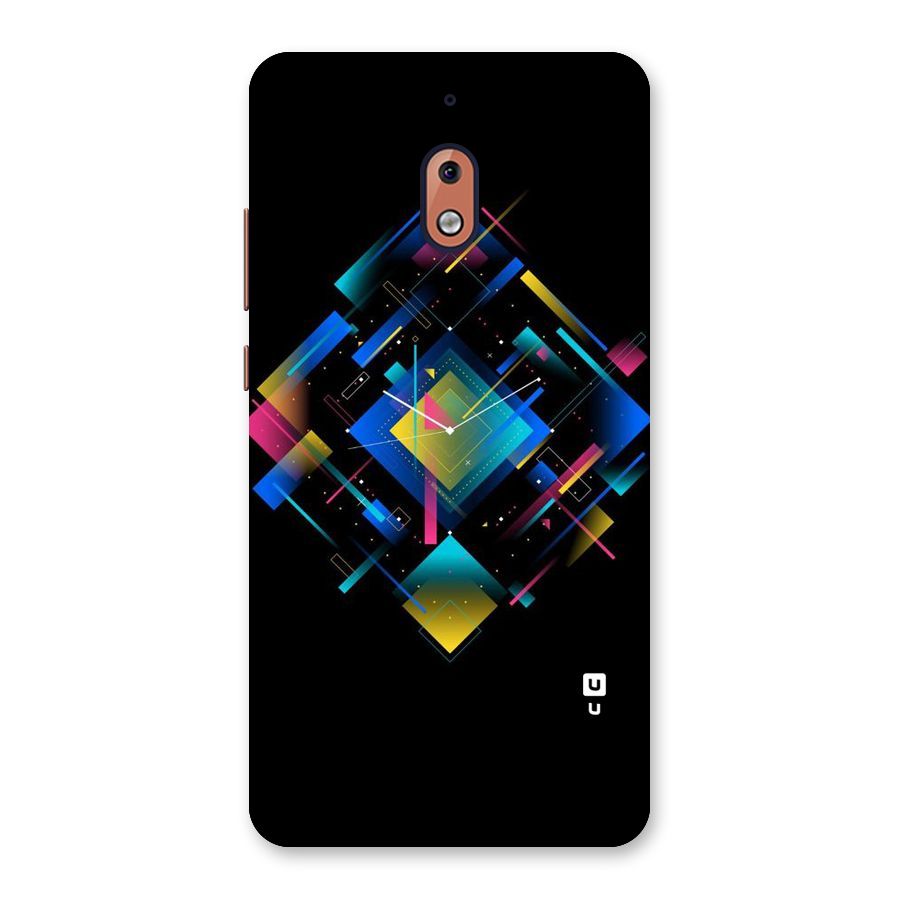 Abstract Clock Back Case for Nokia 2.1