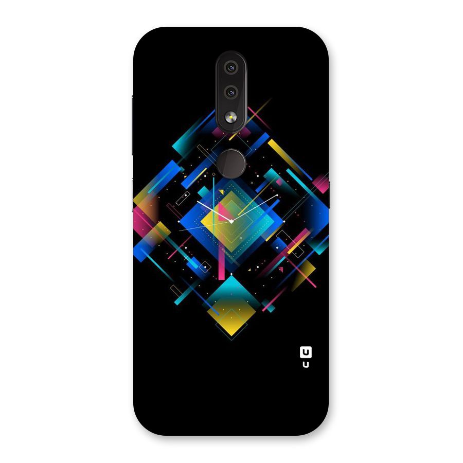 Abstract Clock Back Case for Nokia 4.2