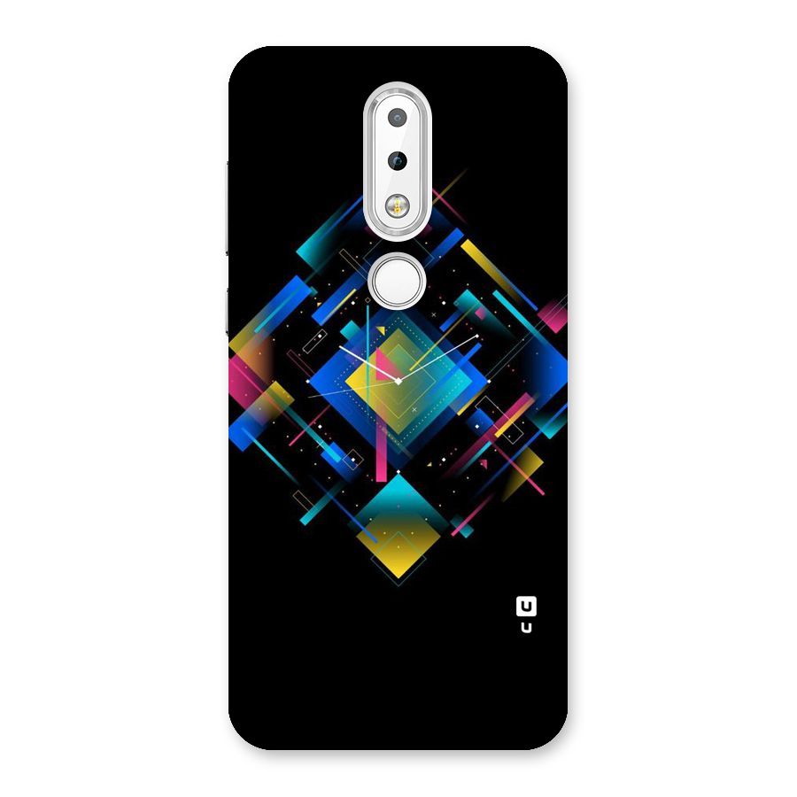 Abstract Clock Back Case for Nokia 6.1 Plus