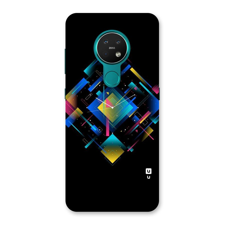Abstract Clock Back Case for Nokia 7.2