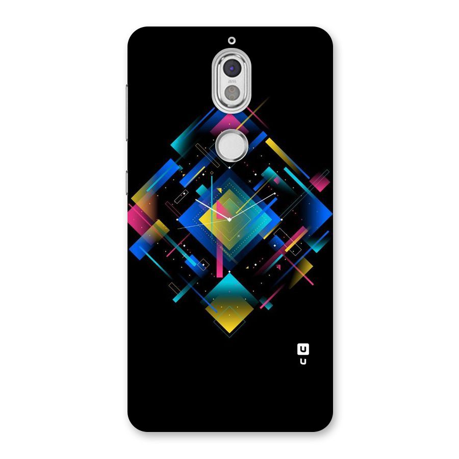Abstract Clock Back Case for Nokia 7