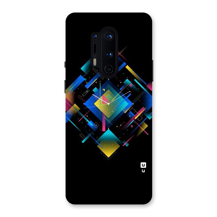 Abstract Clock Back Case for OnePlus 8 Pro
