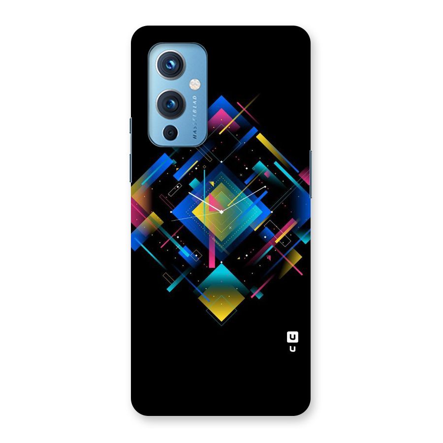 Abstract Clock Back Case for OnePlus 9