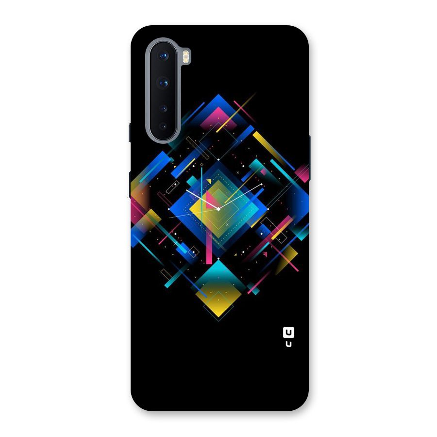 Abstract Clock Back Case for OnePlus Nord