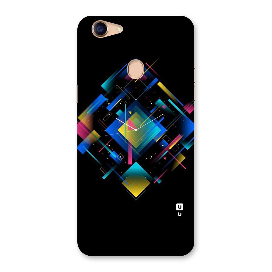 Abstract Clock Back Case for Oppo F5 Youth