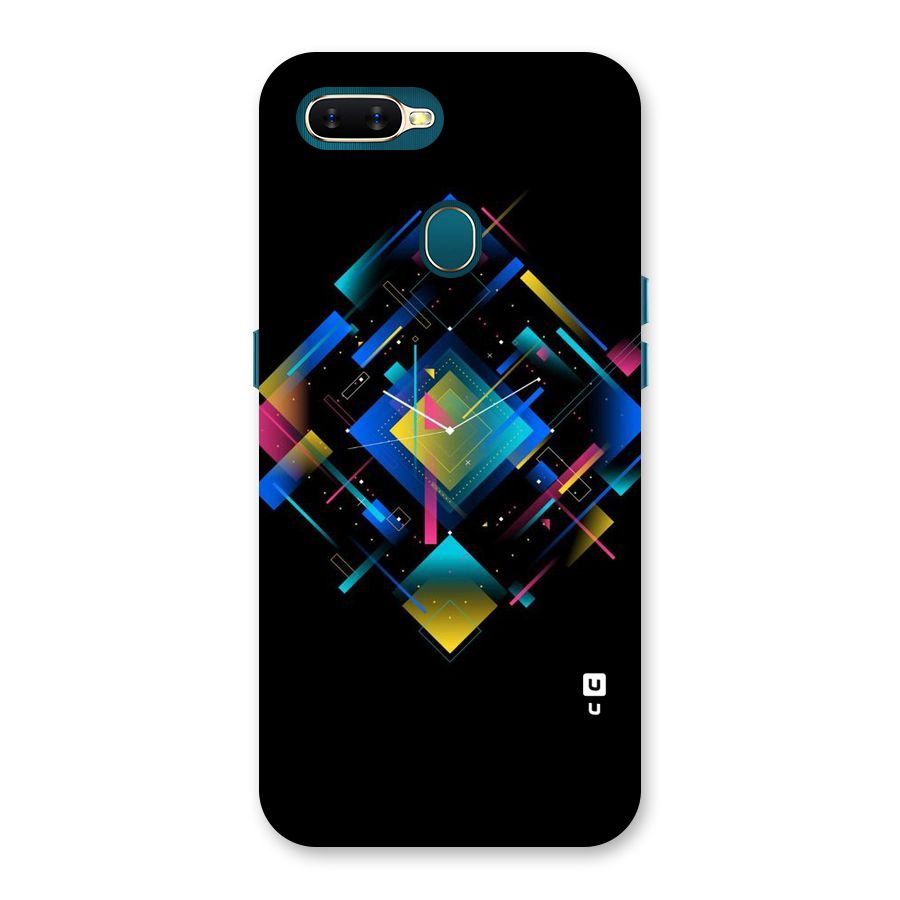 Abstract Clock Back Case for Oppo A11k