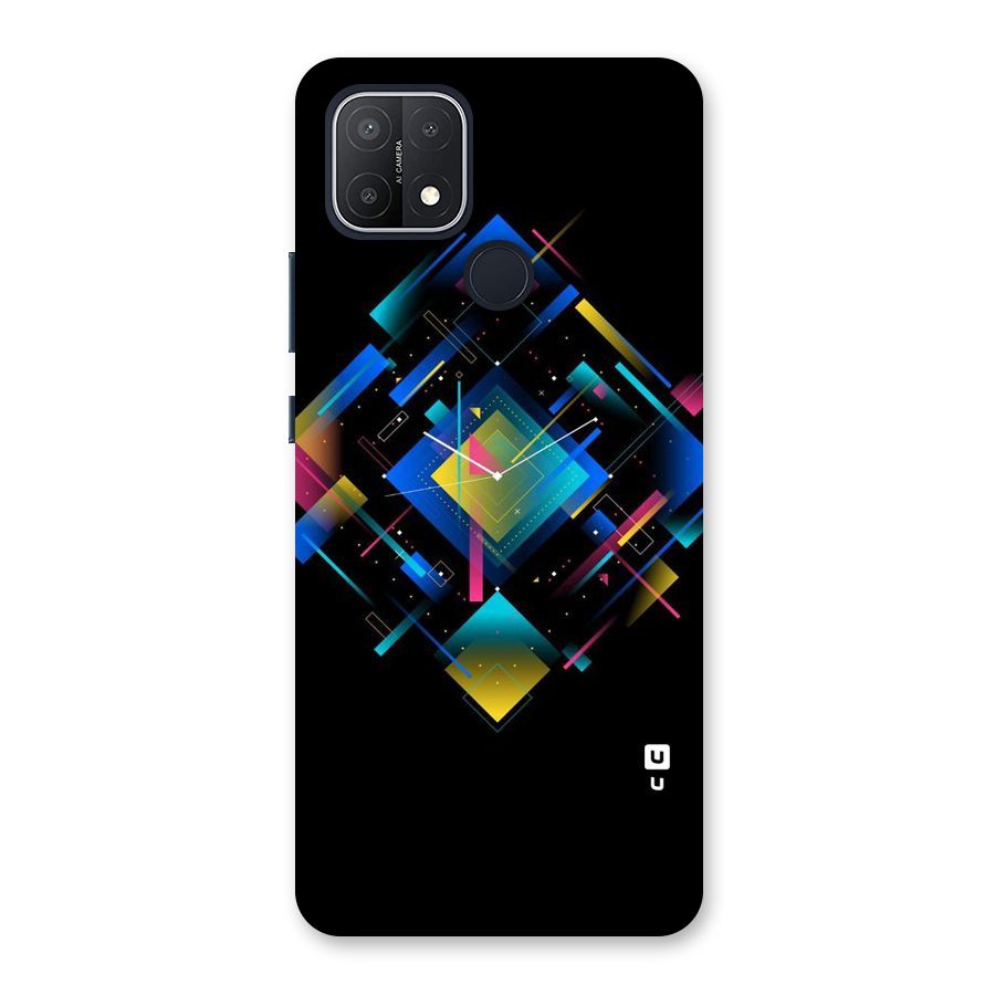 Abstract Clock Back Case for Oppo A15