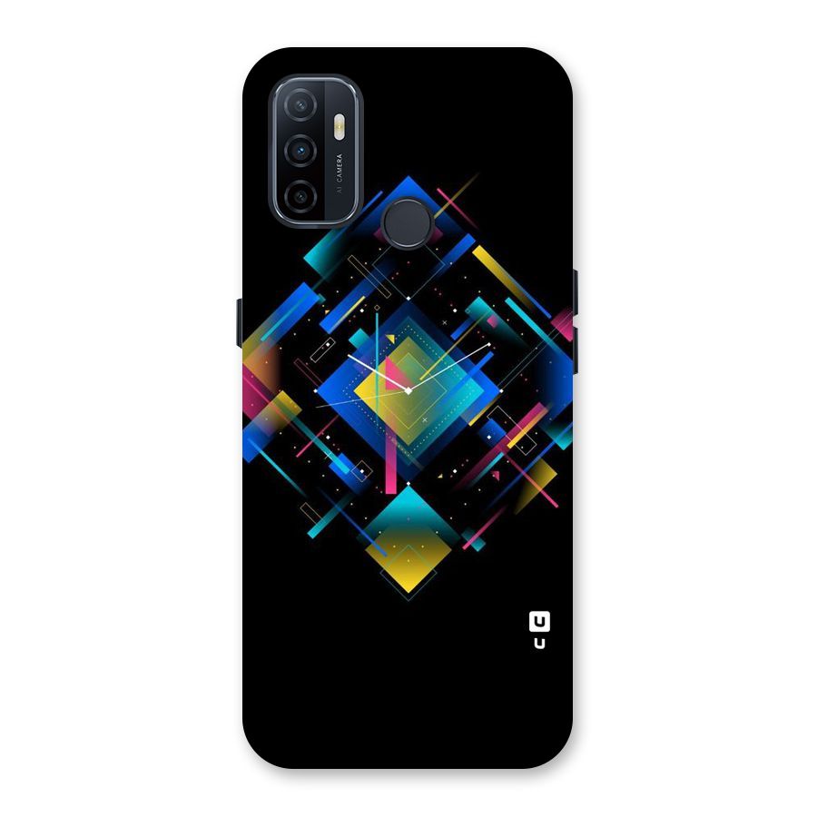 Abstract Clock Back Case for Oppo A32