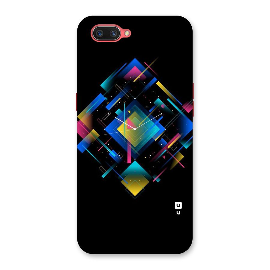 Abstract Clock Back Case for Oppo A3s