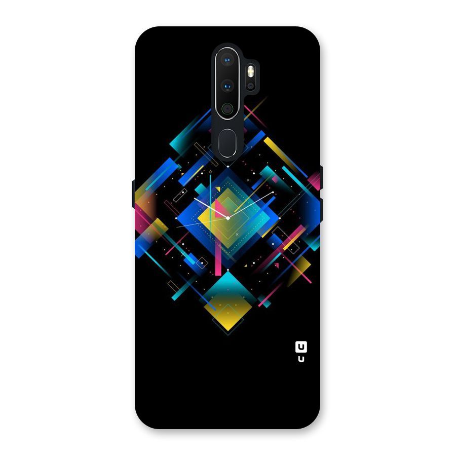 Abstract Clock Back Case for Oppo A5 (2020)