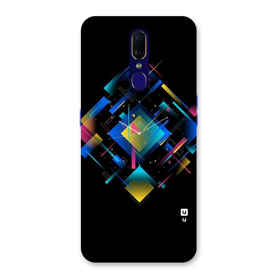 Abstract Clock Back Case for Oppo F11