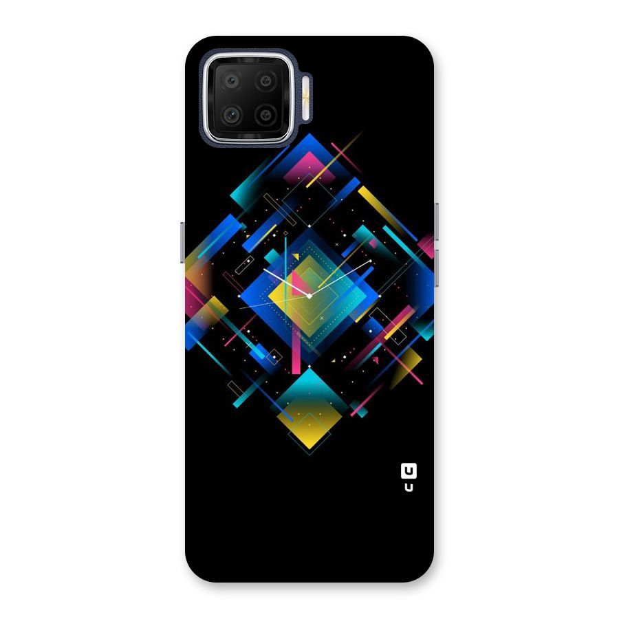 Abstract Clock Back Case for Oppo F17