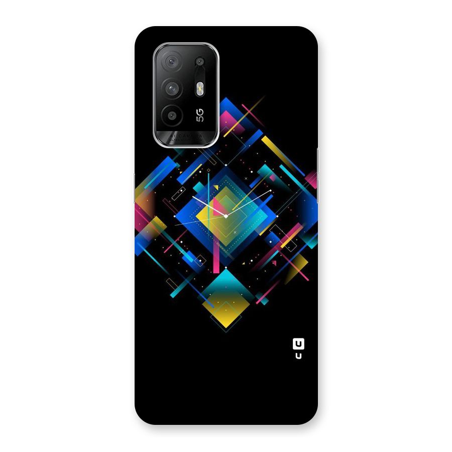 Abstract Clock Back Case for Oppo F19 Pro Plus 5G