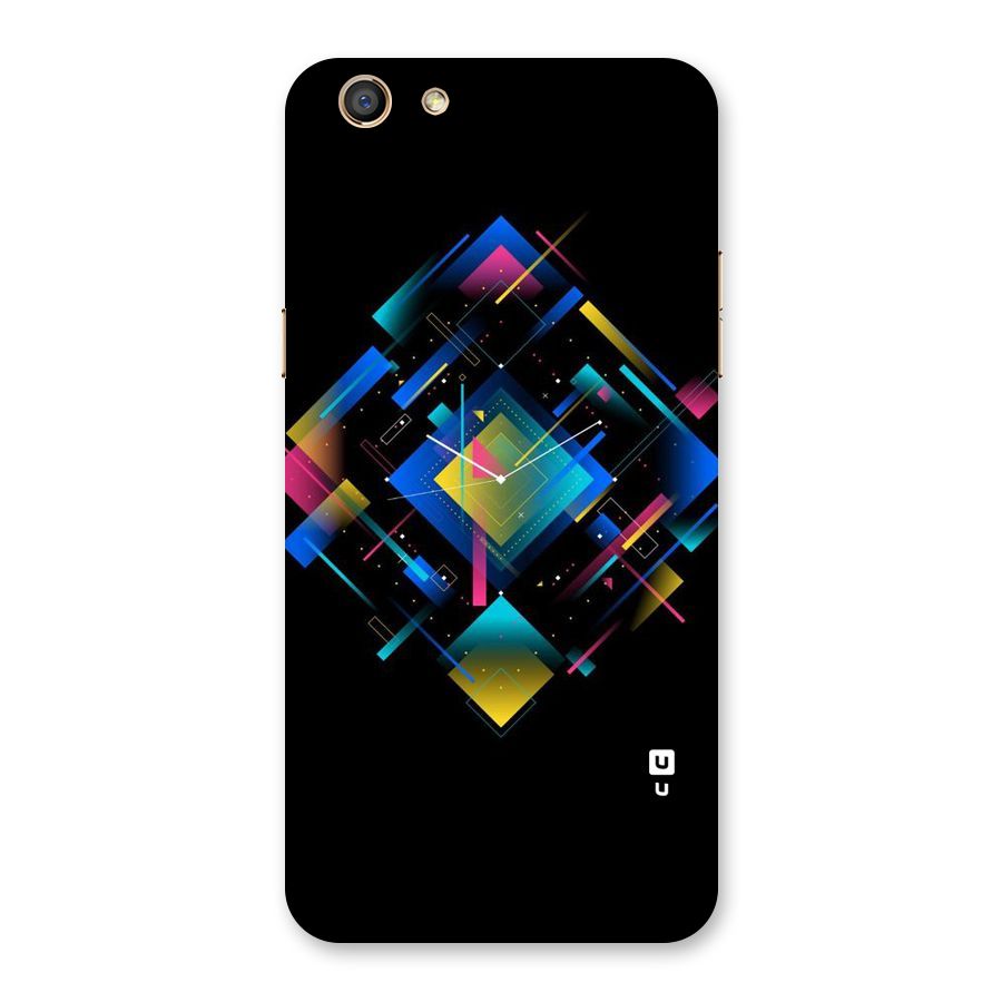 Abstract Clock Back Case for Oppo F3