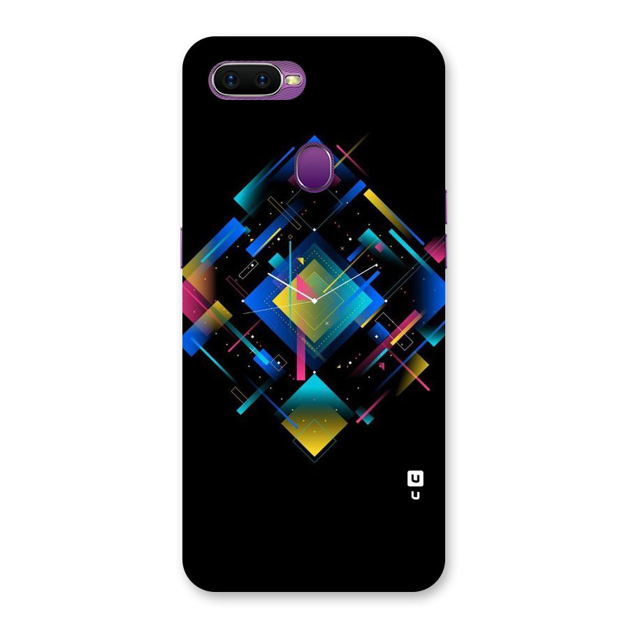 Abstract Clock Back Case for Oppo F9