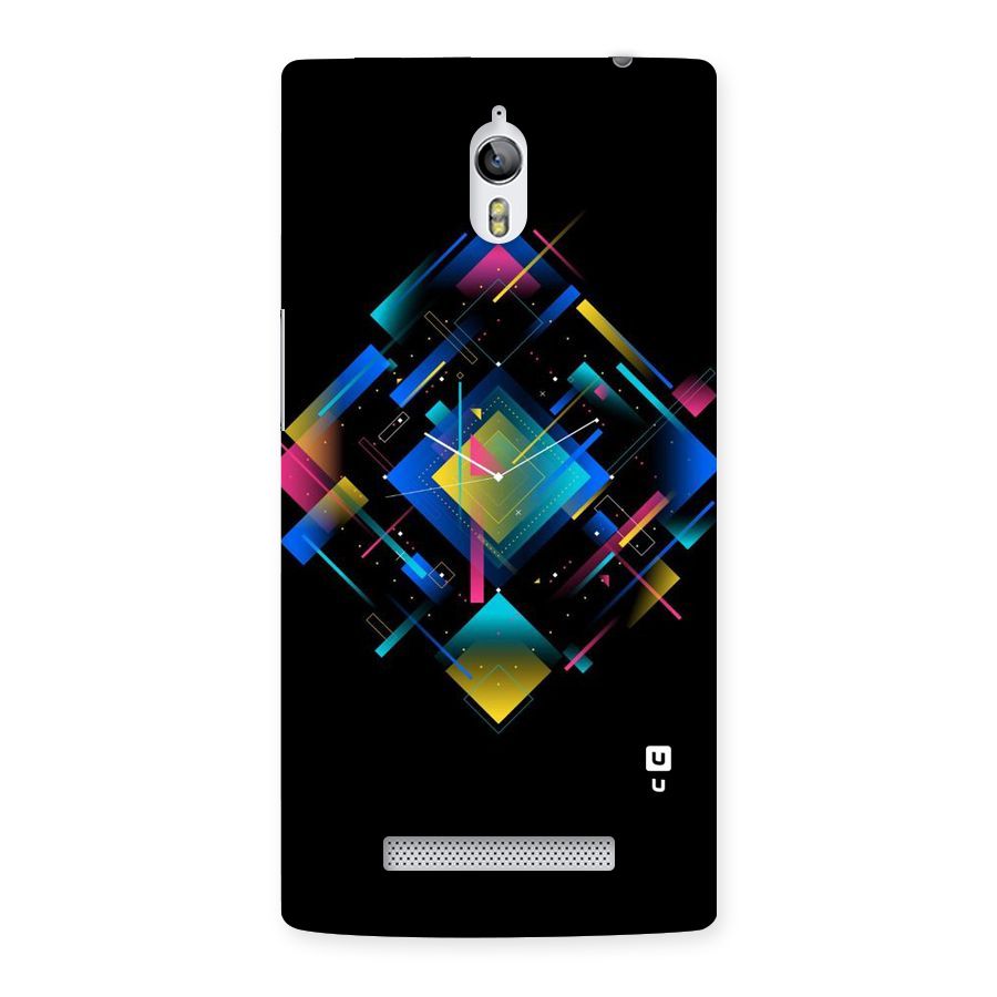 Abstract Clock Back Case for Oppo Find 7