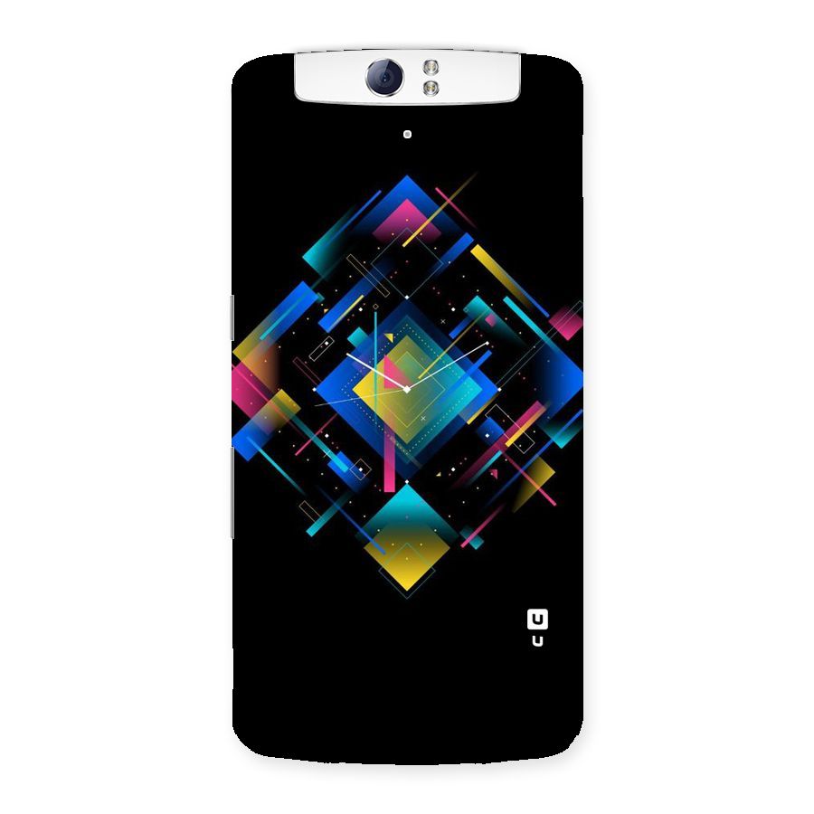 Abstract Clock Back Case for Oppo N1