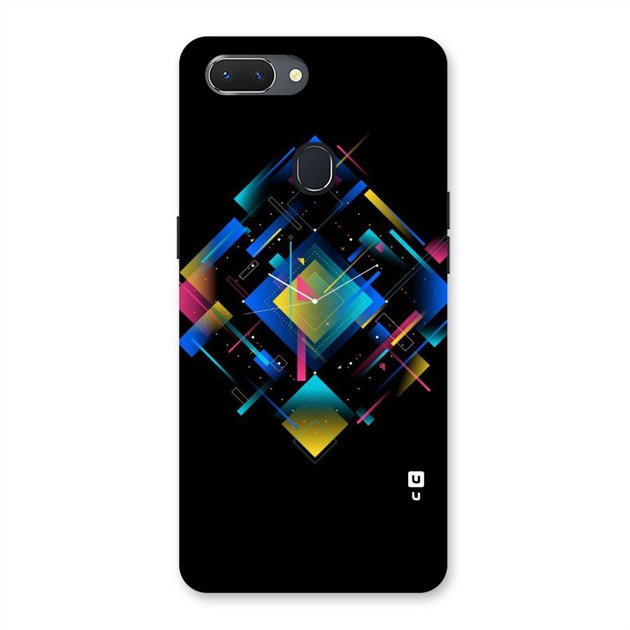 Abstract Clock Back Case for Oppo Realme 2