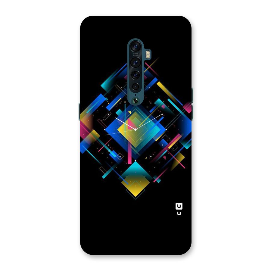 Abstract Clock Back Case for Oppo Reno2