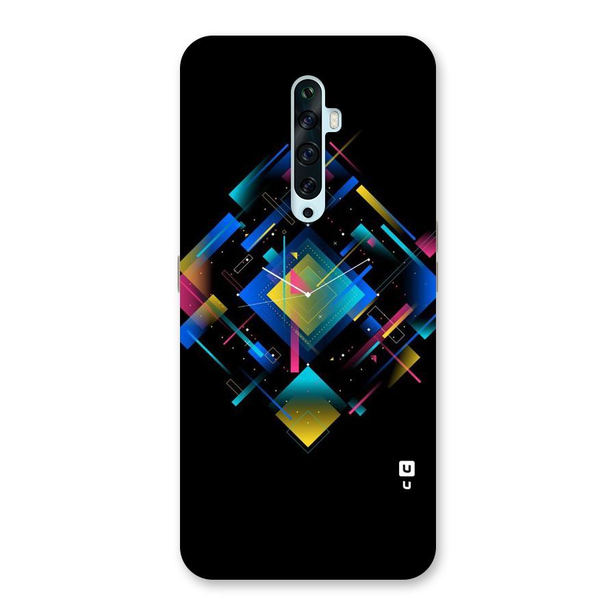 Abstract Clock Back Case for Oppo Reno2 F
