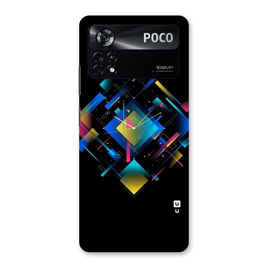 Abstract Clock Back Case for Poco X4 Pro 5G