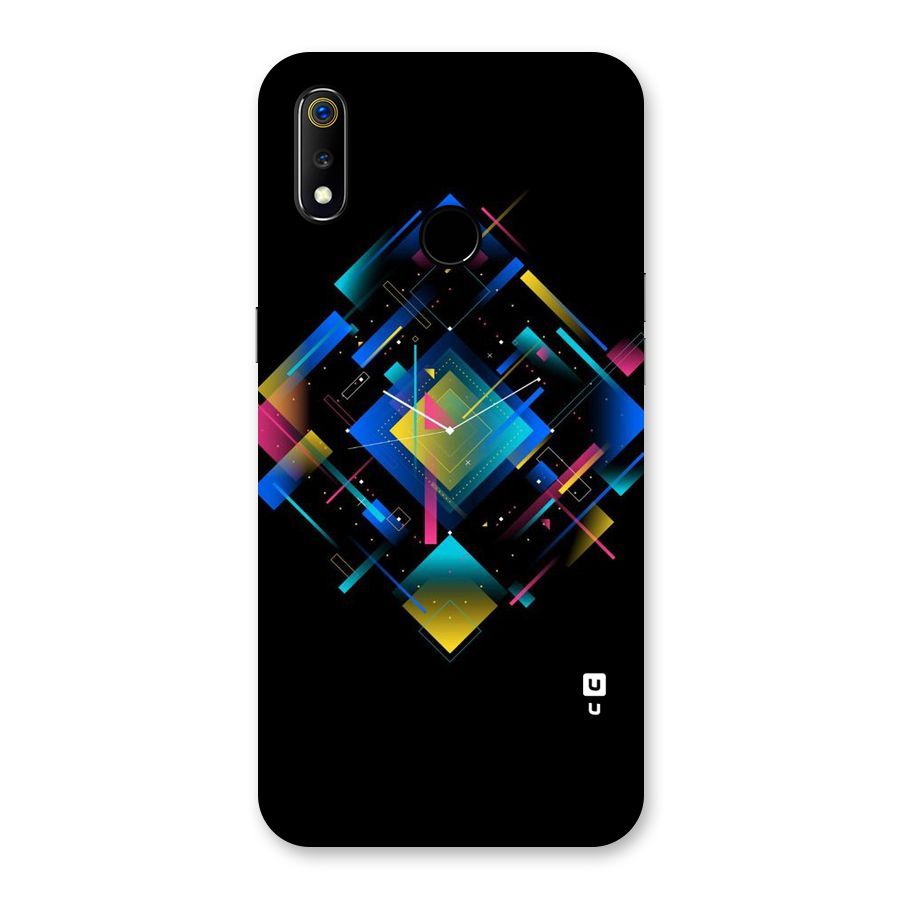 Abstract Clock Back Case for Realme 3