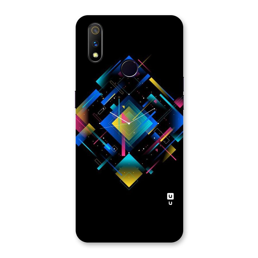Abstract Clock Back Case for Realme 3 Pro