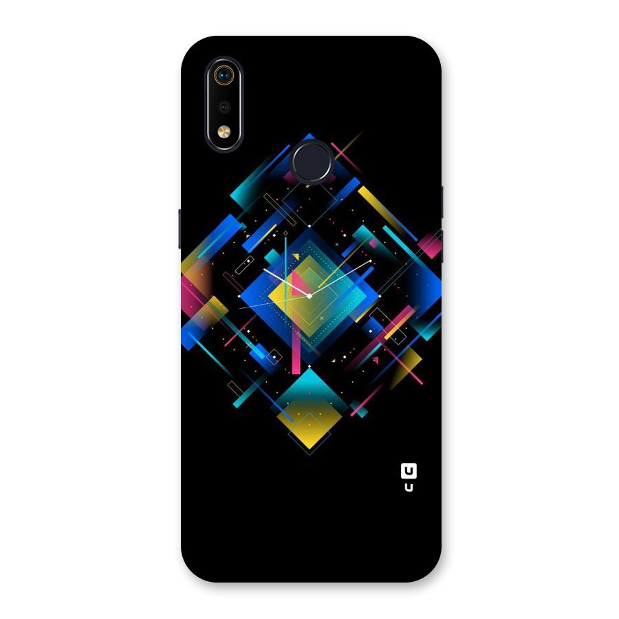 Abstract Clock Back Case for Realme 3i