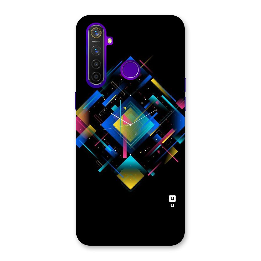 Abstract Clock Back Case for Realme 5 Pro