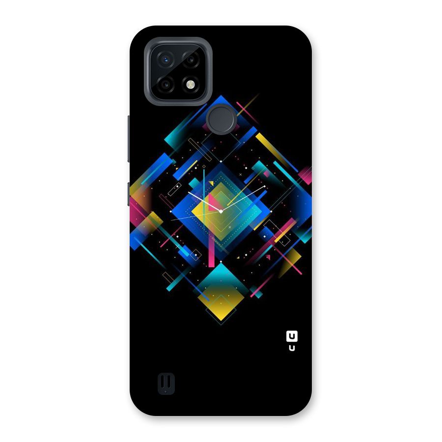Abstract Clock Back Case for Realme C21