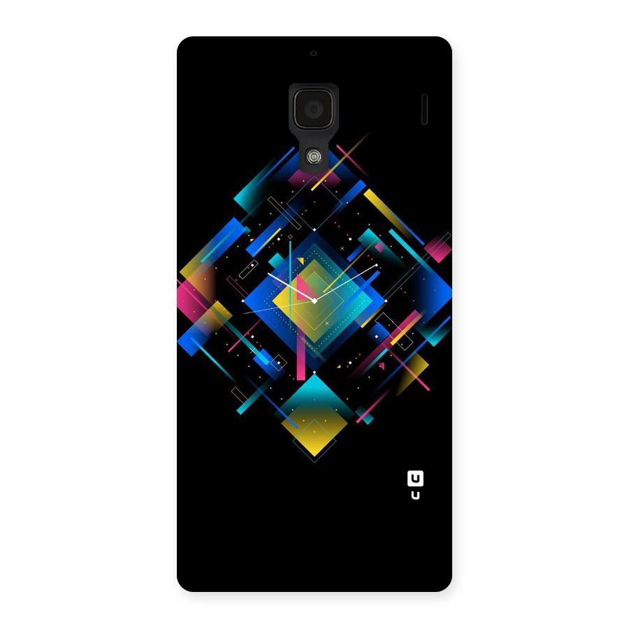 Abstract Clock Back Case for Redmi 1S