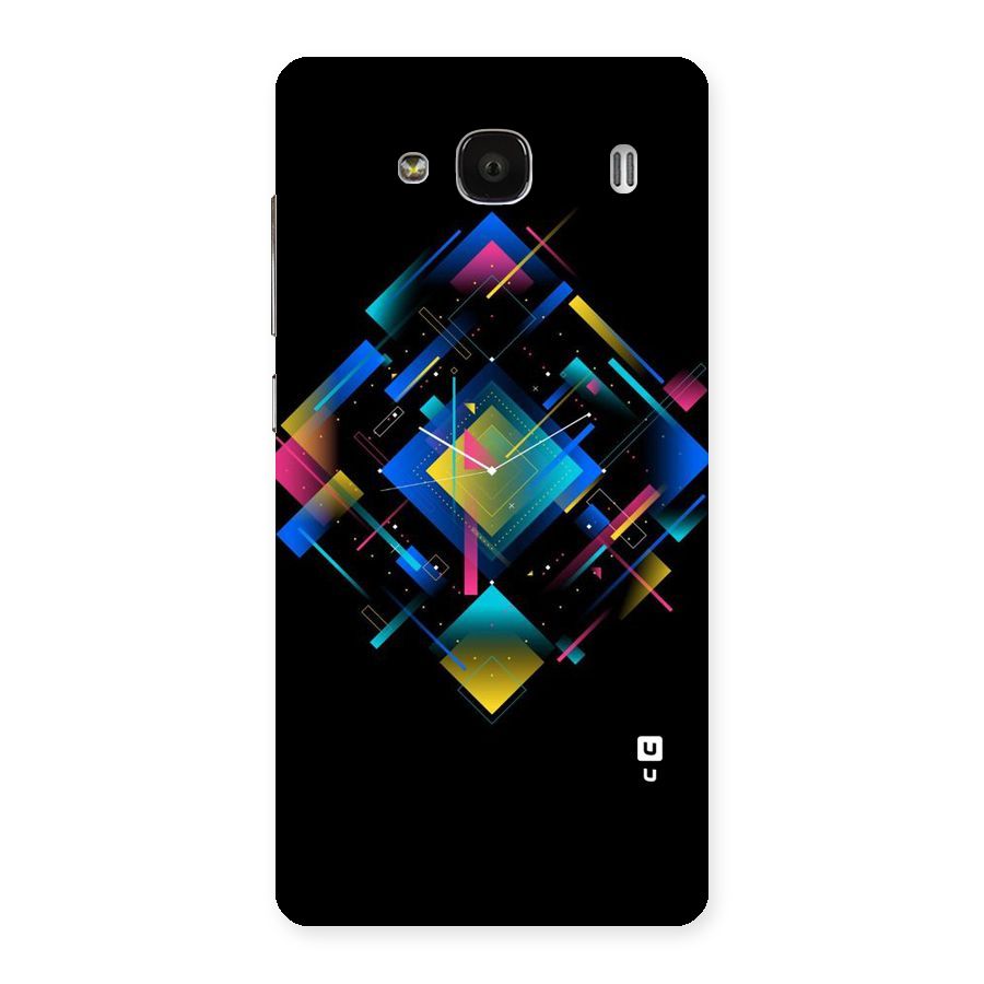 Abstract Clock Back Case for Redmi 2