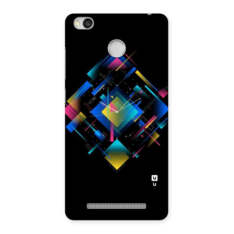Abstract Clock Back Case for Redmi 3S Prime