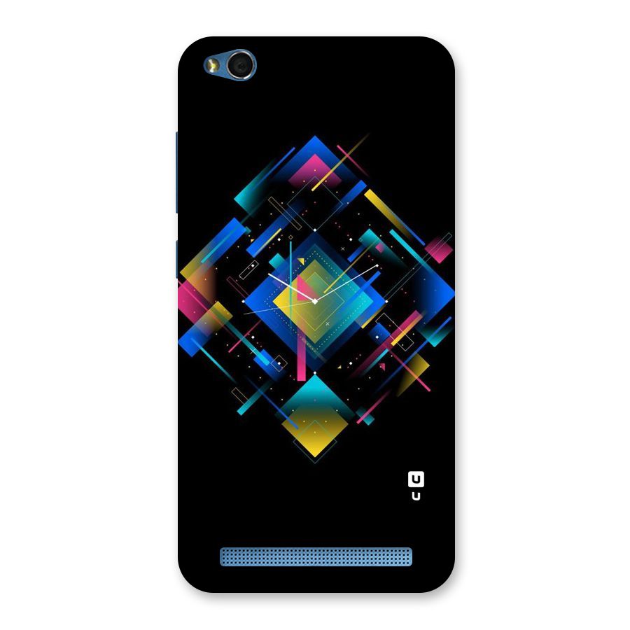 Abstract Clock Back Case for Redmi 5A